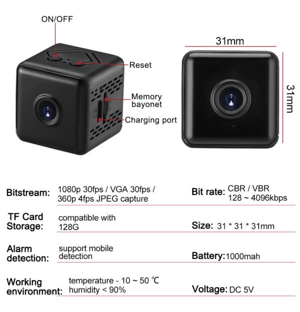 X6 HD Wireless IP Camera - Your Ultimate Home Monitoring Solution to Monitor Wireless IP Camera HD Night Vision Remote WiFi Camera - Image 4
