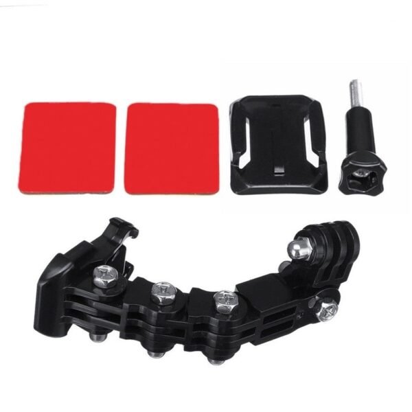Helmet Mount for 4K GoPro Hero – Capture Every Adventure! Motorcycle Helmet Mount Curved Adhesive Arm For 4K Gopro Hero - Image 4