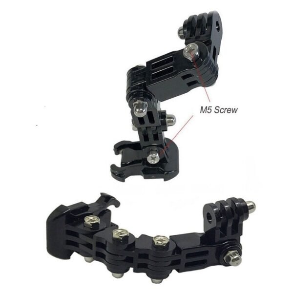 Helmet Mount for 4K GoPro Hero – Capture Every Adventure! Motorcycle Helmet Mount Curved Adhesive Arm For 4K Gopro Hero - Image 5
