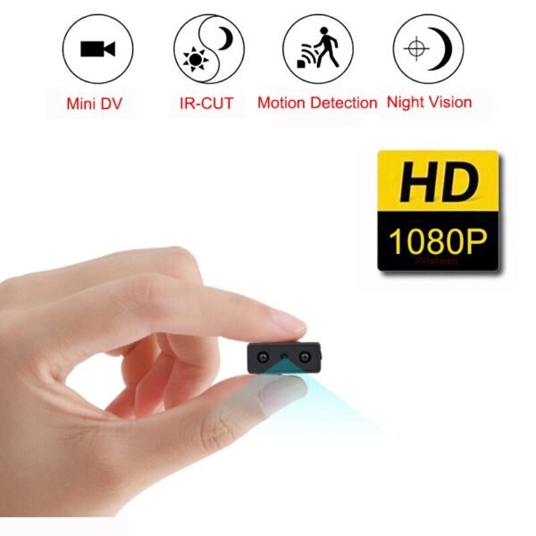 Ultra-Compact Full HD 1080P Mini Camera with Night Vision & Motion Detection Mini Camera Full HD 1080P Home Camcorder Night Vision Micro Secret Cam Motion Detection Video Voice Recorder - Image 2