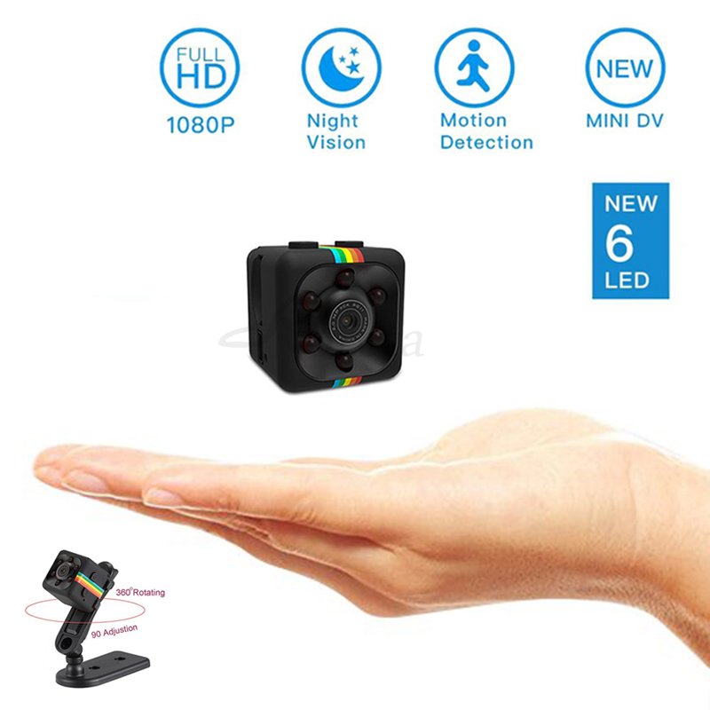 Capture Every Moment with a 1080P HD Compact Camcorder : SQ11 mini camera 1080P HD Sport DV DVR Monitor Concealed camera SQ 11 night vision micro small camera Mini camcorder