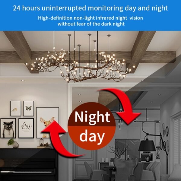 X6 HD Wireless IP Camera - Your Ultimate Home Monitoring Solution to Monitor Wireless IP Camera HD Night Vision Remote WiFi Camera - Image 6