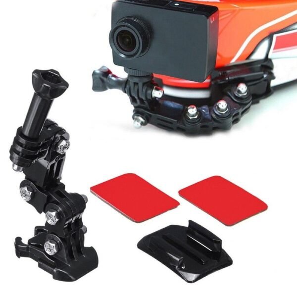 Helmet Mount for 4K GoPro Hero – Capture Every Adventure! Motorcycle Helmet Mount Curved Adhesive Arm For 4K Gopro Hero - Image 6