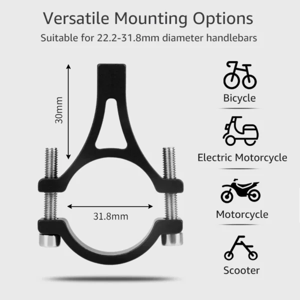 Universal Bicycle Phone Holder – Your Ultimate Riding Companion! Bicycle Phone Holder Universal Bike Motorcycle Handlebar Clip Stand Mount Cell Phone Holder Bracket for iPhone 11 Pro Max - Image 3